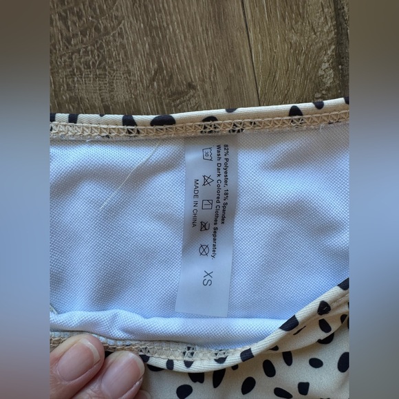 Leopard Two-Piece Bikini Swimsuit - Picture 2 of 3